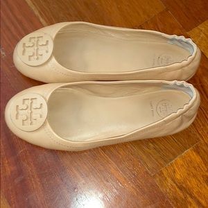 Tory Burch Tan Ballerina Flats